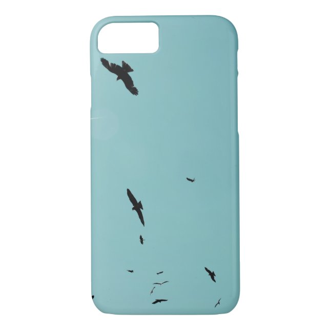 Viele Vögel und ein Kontrastmittel Case-Mate iPhone Hülle (Rückseite)