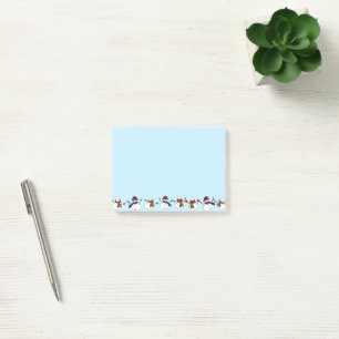 Viele Weihnachten Niedlich Snowmen Weihnachten Post-it Klebezettel