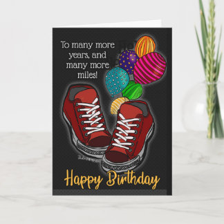 Viele weitere Meilen zum Geburtstag Karte