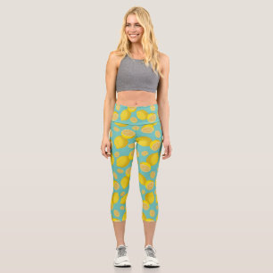 Viele Zitronen Capri Leggings