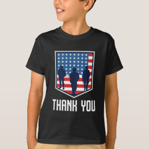 Vielen Dank, American Soldiers USA Flag T-Shirt