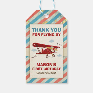 Vielen Dank an das Flugzeug Tags Vintag Adventure Geschenkanhänger