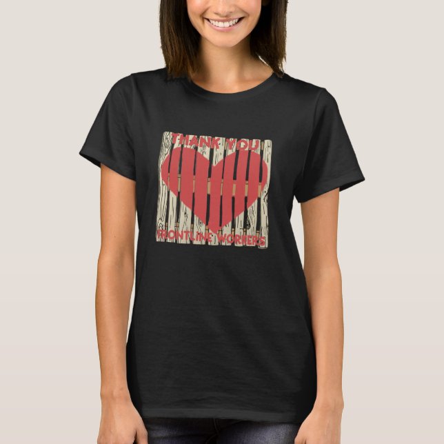 Vielen Dank an die Frontline zur Bewertung von ess T-Shirt (Vorderseite)