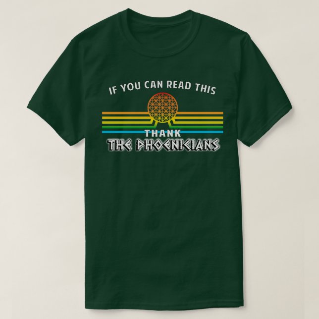 Vielen Dank an die Phönizier die ORIGINAL Wenn Sie T-Shirt (Design vorne)