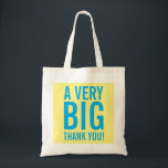 Vielen Dank an die Taschen für Gastgeschenke und G<br><div class="desc">Vielen Dank an die Taschen für Gastgeschenke und Geschenke. Sehr großes Dankeschön an Taschen mit großen Buchstaben Typografie. Farbenfrohe Schriftart-Design für Gäste, Freunde, Familie, Trainer, Krankenschwester, Lehrer, Chef, Mitarbeiter, etc. Machen Sie Ihre eigene Goodie / Gastgeschenk-Tasche. Niedliche kundenspezifische Dankbarkeit Zubehör und Zubehör für Party. Anpassbare Hintergrundfarbe und Textfarbe. Auch gut...</div>