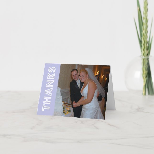 Vielen Dank an Lights Danke Notecard (Violet) (Vorderseite)