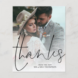 Vielen Dank an Newlyweds Foto Wedding Vielen Dank