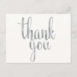 Vielen Dank an Postkarten, Folie Postkarte