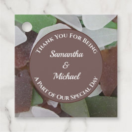 Vielen Dank an Sea Glass Beach Wedding Geschenkanhänger