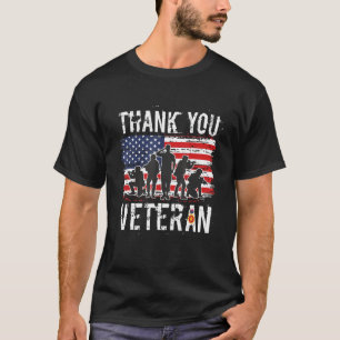 Vielen Dank an Veteran USA Flaggenpriester Männer  T-Shirt