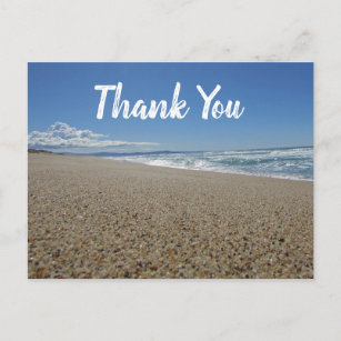 Vielen Dank an West Coast Blue Sky Beach Postkarte