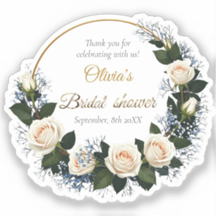 Vielen Dank an White Roses & Blue Baby's Atem Aufkleber