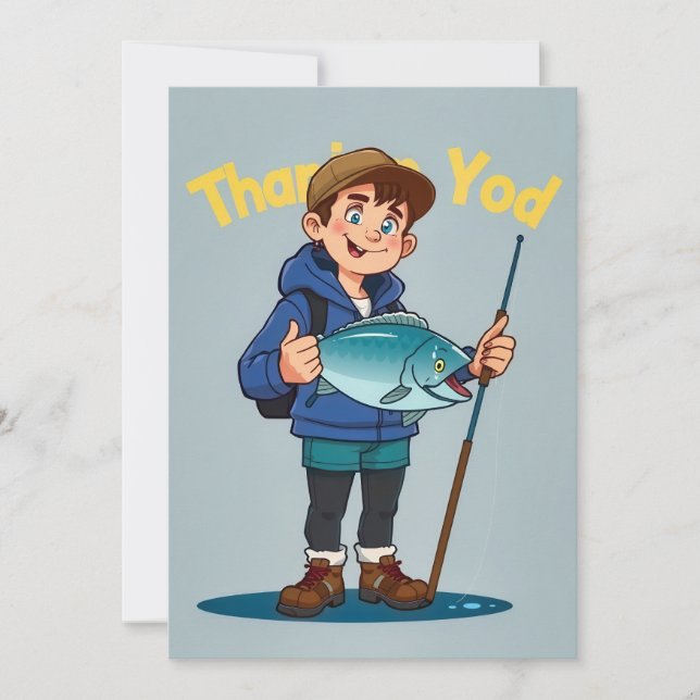 Vielen Dank an Yod Einladung (Vorderseite)