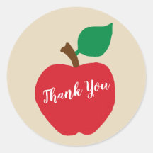 Vielen Dank Apple Teacher Farm Party Stickers