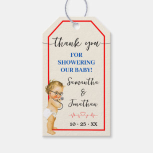 Vielen Dank Ärztin Medical Baby Duwer Tag Geschenkanhänger