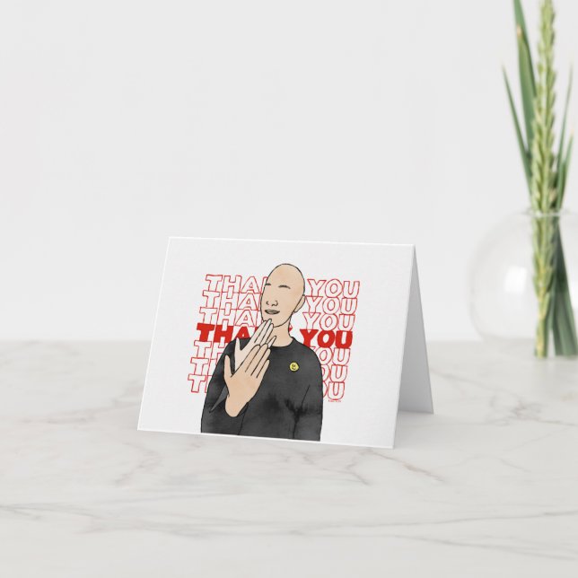 Vielen Dank ASL Card Dankeskarte (Vorderseite)