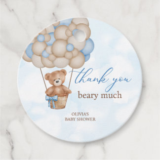 Vielen Dank Baby Shower Dankeschön Geschenkanhänger
