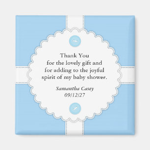 Vielen Dank, Baby Shower Dantel Magnet