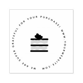 Vielen Dank, Bäckerei Cake Business hausgemachte K Gummistempel