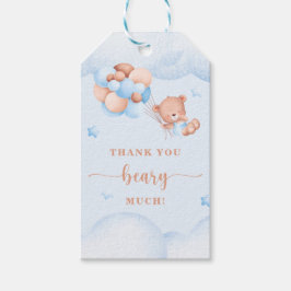 Vielen Dank Beary Much Blue Baby Dusche Geschenk T Geschenkanhänger