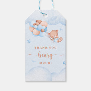 Vielen Dank Beary Much Blue Baby Dusche Geschenk T Geschenkanhänger