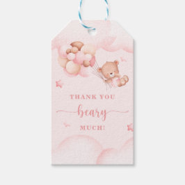 Vielen Dank Beary Much Pink Baby Dusche Geschenk T Geschenkanhänger
