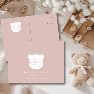 Vielen Dank Beary Much Postkarte