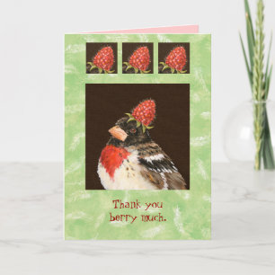 Vielen Dank, Beerenkarte Dankeskarte