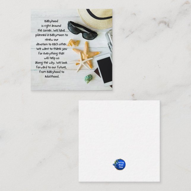 Vielen Dank Begleitkarte (Vorne/Hinten)