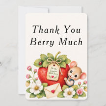 Vielen Dank Berry Much Karte