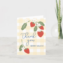 Vielen Dank Berry Much Sweet Strawberry Country Ca