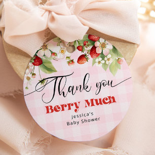 Vielen Dank, berry viel Strawberry vielen Dank Geschenkanhänger
