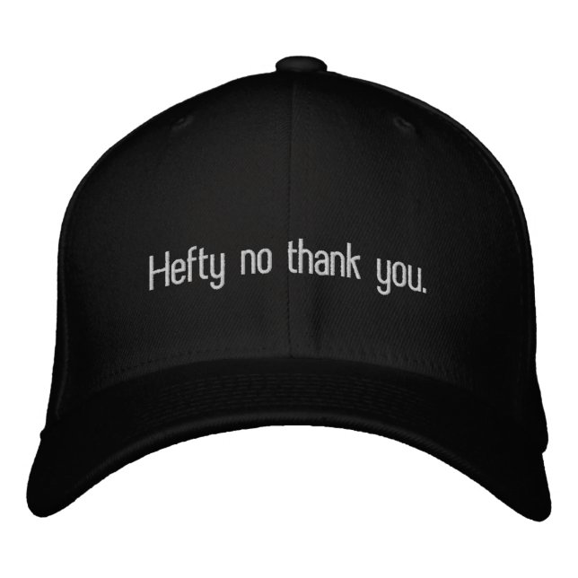 Vielen Dank. Bestickte Baseballkappe (Vorderseite)