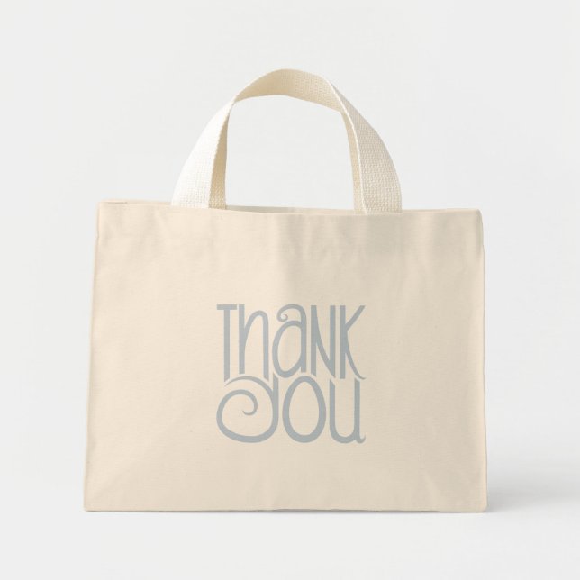 Vielen Dank Blue Bag Mini Stoffbeutel (Vorne)