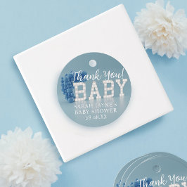 Vielen Dank Blue Boy Baby Duwer Fevor Tags Geschenkanhänger