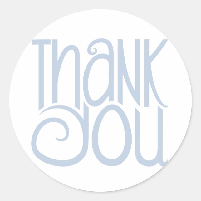 Vielen Dank, Blue Sticker (Vorderseite)