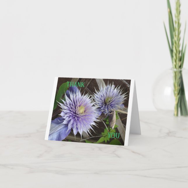Vielen Dank, Blume Dankeskarte (Vorderseite)