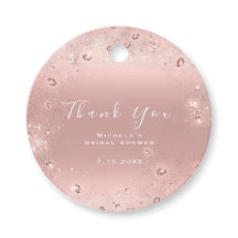 Vielen Dank Brautparty Sweet 16. Ombre Blush