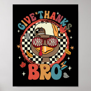 Vielen Dank Bro Niedlich Türkei Kleinkind dankbar Poster