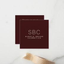 Vielen Dank Burgundy Wine Modern Minimal Kosmetik