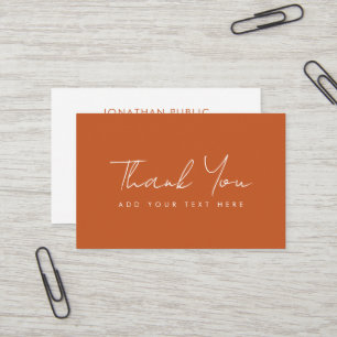 Vielen Dank Business Cards Elegante Moderne Kunst, Visitenkarte