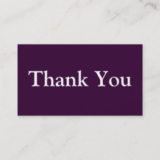 Vielen Dank Business Cards Vorlagen Lila Visitenkarte