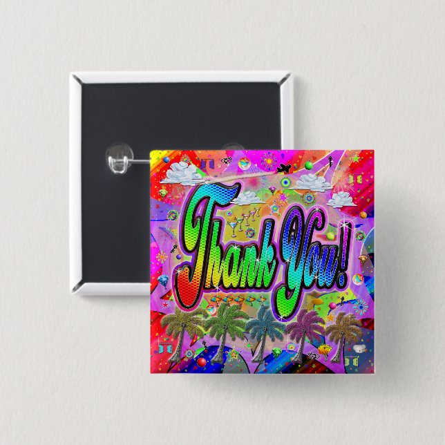 Vielen Dank Button Vista Express (Vorne & Hinten)