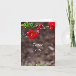 Vielen Dank Card Scarlet Top Dankeskarte