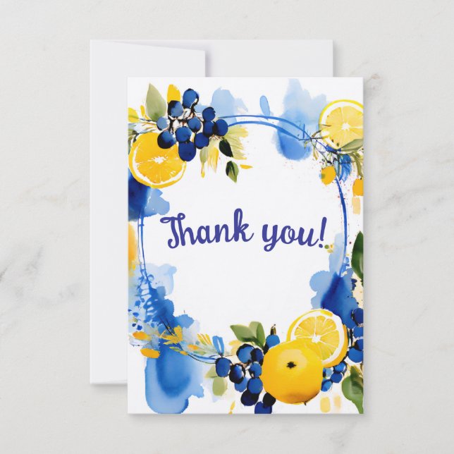 Vielen Dank, Cards La Dolce Vita Dankeskarte (Vorderseite)