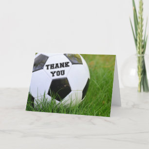 Vielen Dank, Classic Soccer Ball Dankeskarte