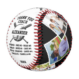Vielen Dank Coach, Custom 6 Fotos & Teammitglieder Baseball