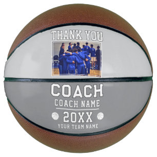 Vielen Dank Coach Sign Team Foto Basketball