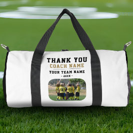 Vielen Dank Coach Team Name Foto Duffle Bag