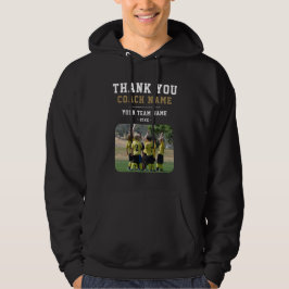 Vielen Dank Coach Team Name Foto Hoodie